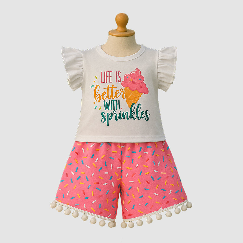 Ice Cream Short Set