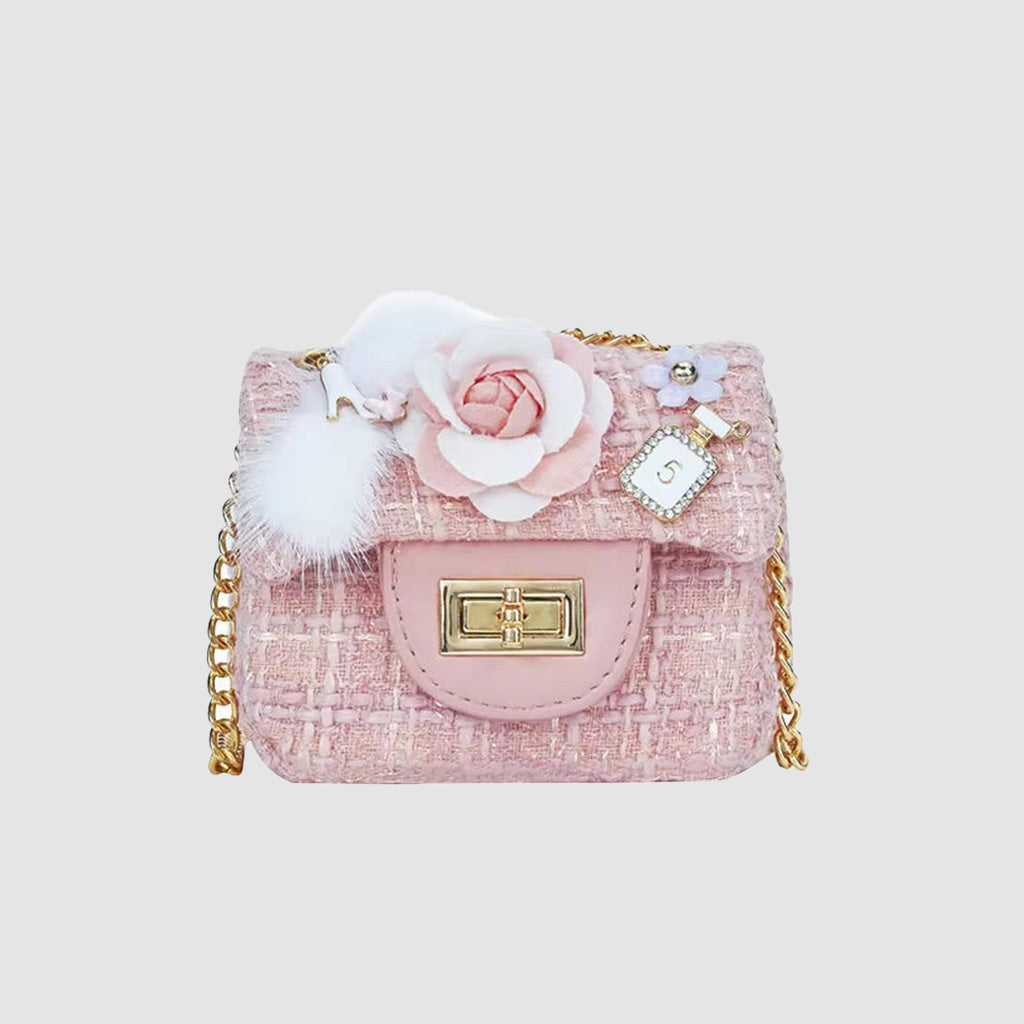 Pink Flower Purse