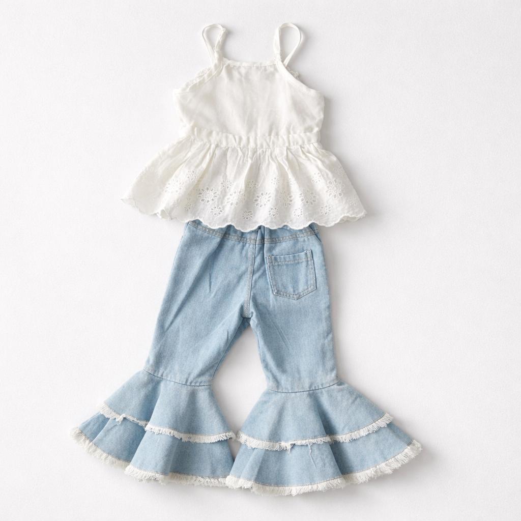 Flamingo Bell Bottom Set